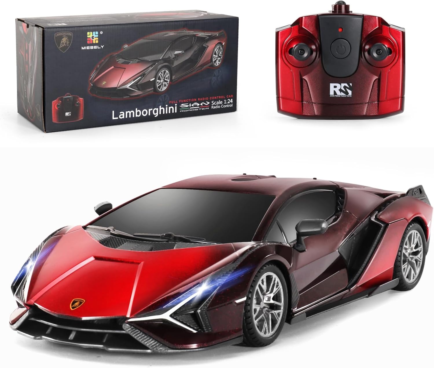 MIEBELY Lamboghini RC Car - Fast Remote Control Toy for Kids
