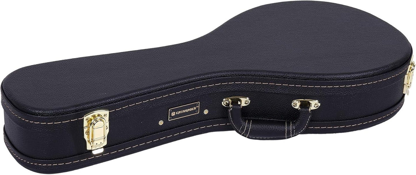 Crossrock Hard Shell Case for A-Style Mandolin in Black