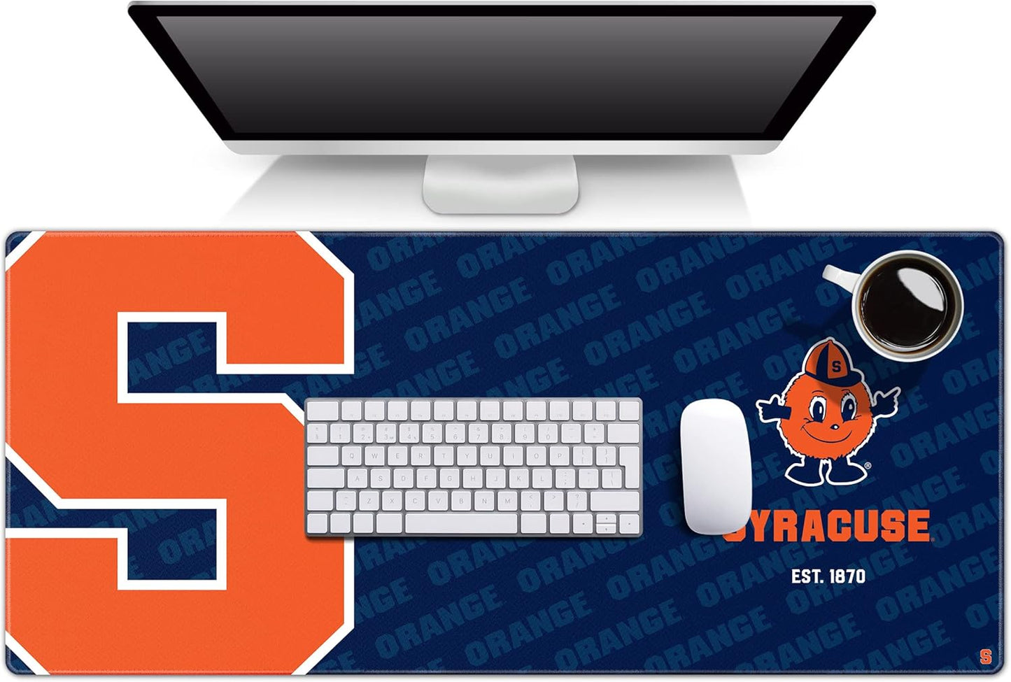YouTheFan NCAA Syracuse Orange Desk Pad for Fans and Gamers