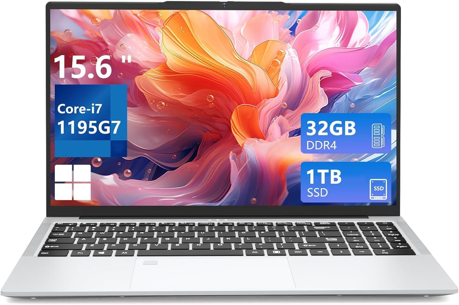 2025 Gaming Laptop i7 1195G7 with 32GB RAM and 1TB SSD