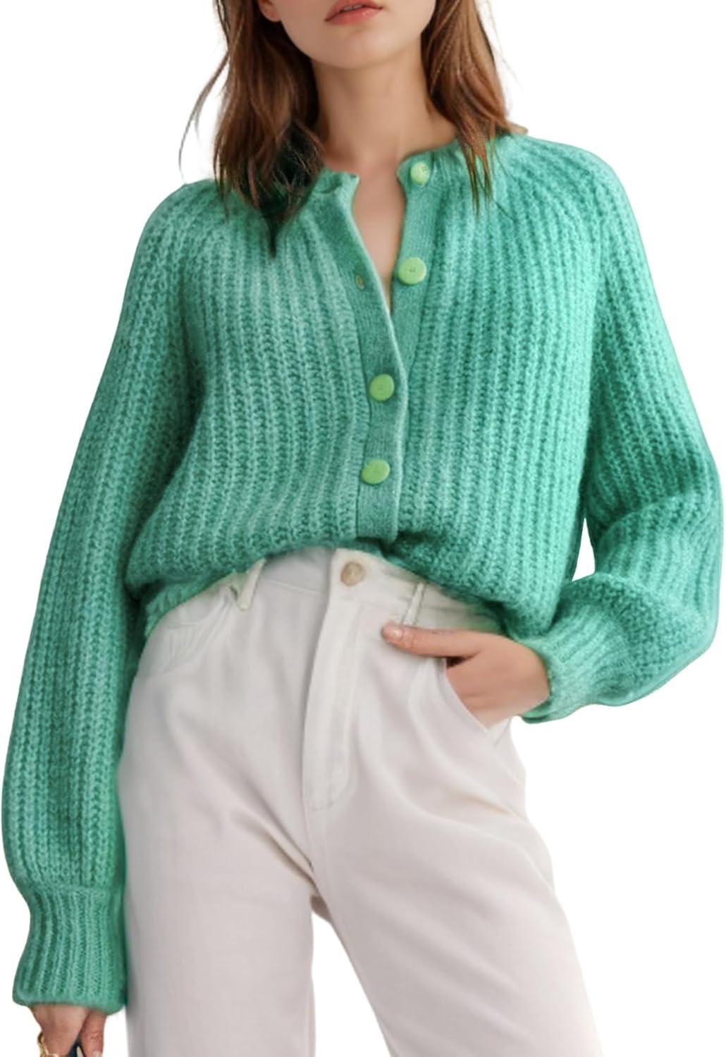 Wyeysyt Womens Cardigan Sweater for Cozy Fall Fashion