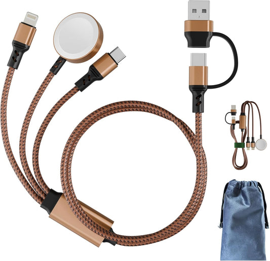 Fast Charge Apple Watch & iPhone with Multi Cable!