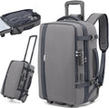 Vacuum Rolling Travel Backpack Carry On Luggage - TSA Lock & 70L