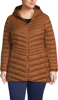 Lands' End Women's Ultralight Packable Down Jacket - Travel Ready