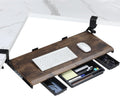 ETHU Keyboard Tray Under Desk - Ergonomic Corner Tray for L Desks