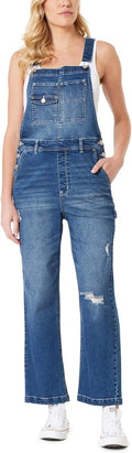 WallFlower Women's Overalls Juniors - Flattering Denim Fit Fashion