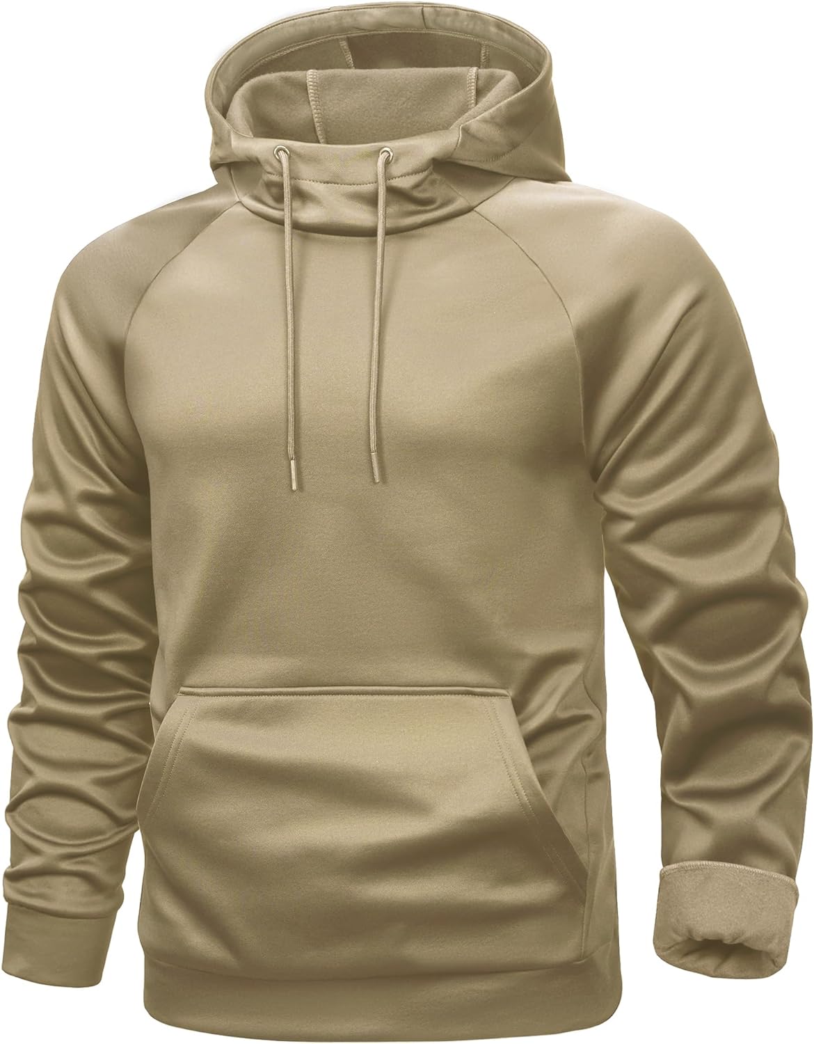 MAGCOMSEN Warm Fleece Hoodie with Kangaroo Pocket