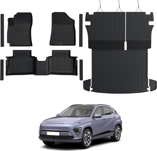 Custom Fit Floor Mats Set for 2024 2025 Hyundai Kona Gas