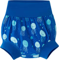 Baby Swim Diaper Navy Jellyfish 6M - Reusable, Stretch Fit