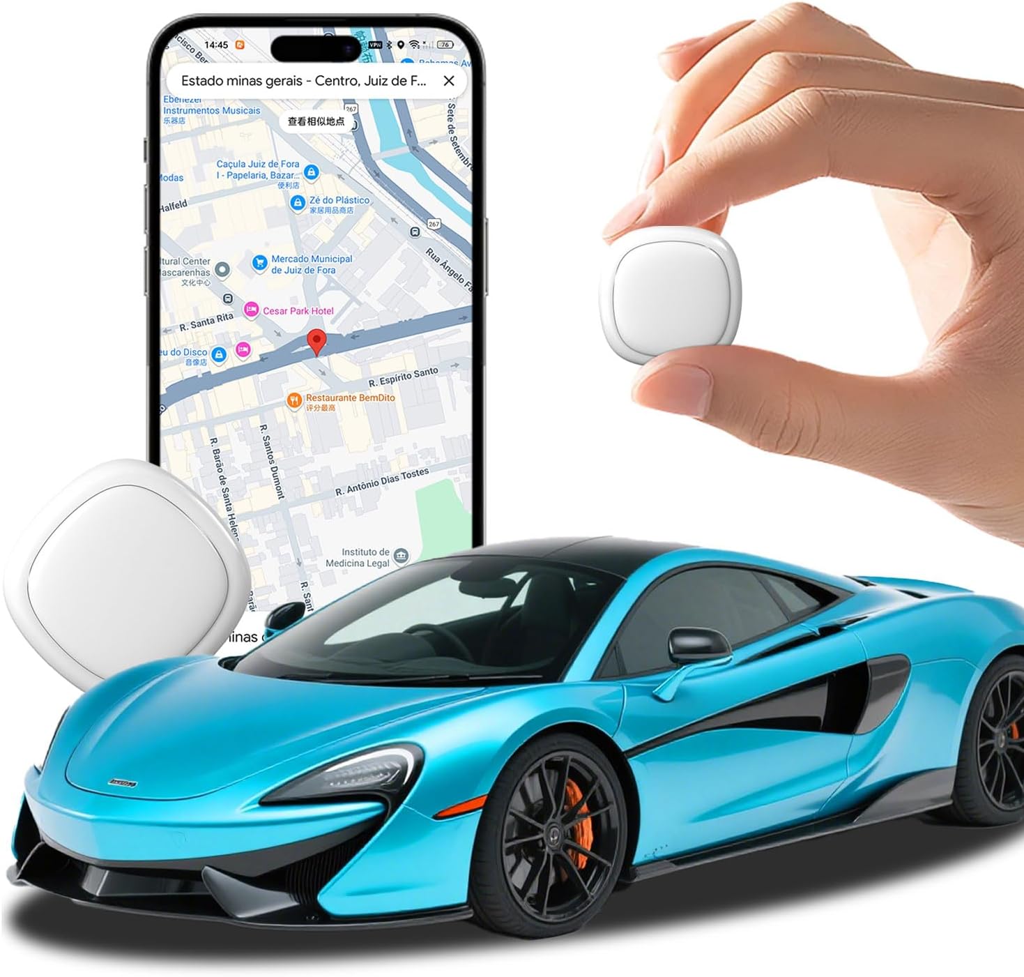 2025 Mini GPS Tracker Vehicle - No Subscription, Waterproof Design