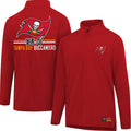 Ultra Game Men's NFL Official Super Soft Quarter Zip Long Sleeve fresh