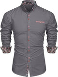 COOFANDY Men's Dress Shirt Long Sleeve Casual Button Down Style