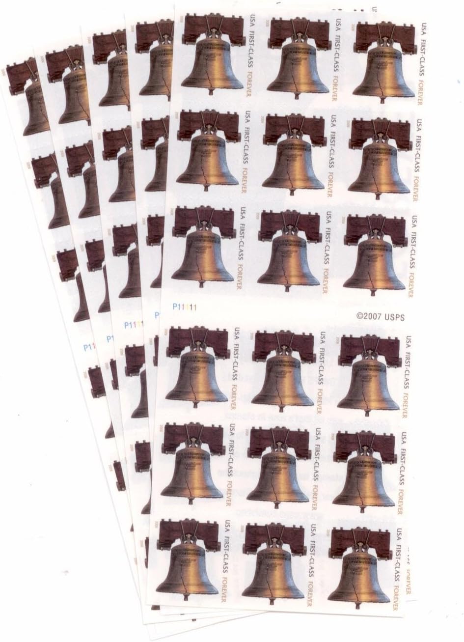 USPS Forever Stamps Liberty Bell Design - 90 Stamps Pack