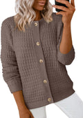 Dokotoo Fall Cardigan Sweaters for Women Lightweight Button Down solid