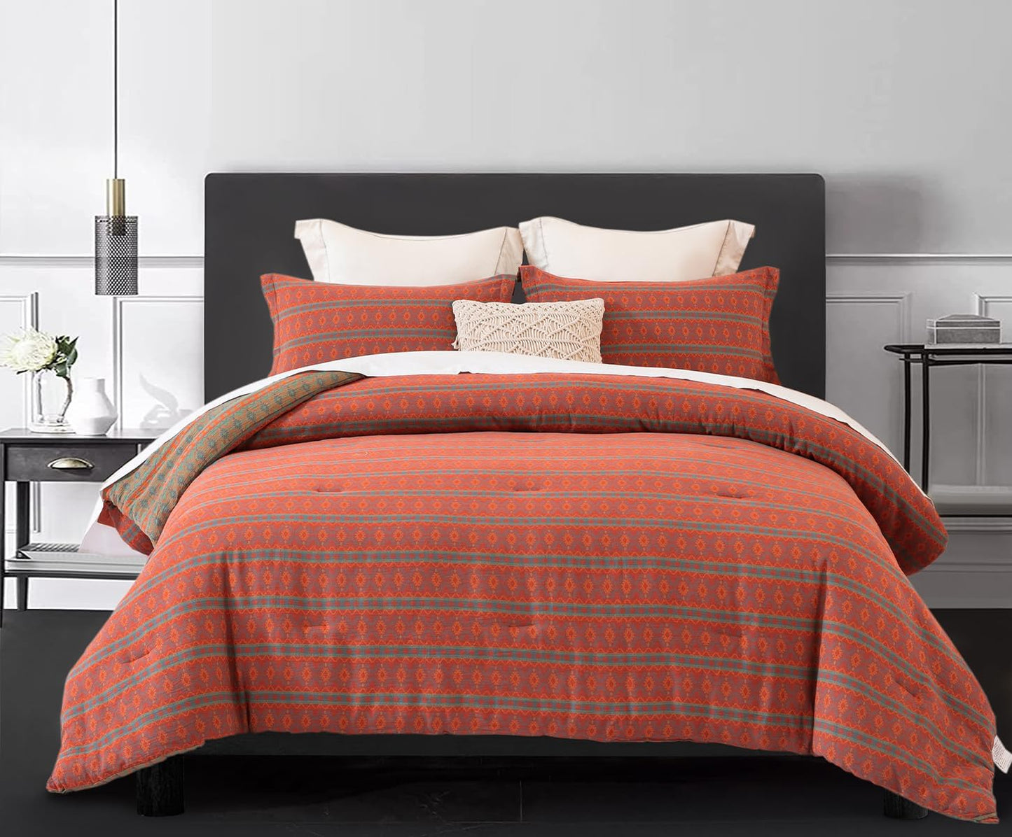 SLEEPBELLA Washed Double Layer Muslin Cotton Comforter Set