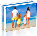 Meetu Acrylic Picture Frame 8.5x11 Double-Sided Frameless - Clear