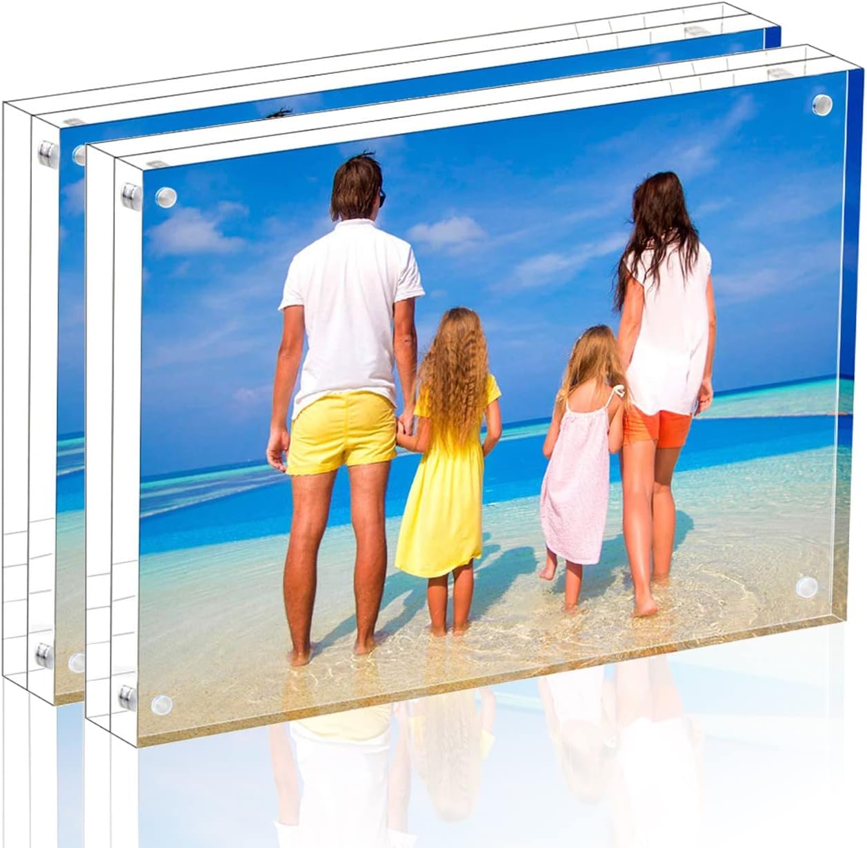 Meetu Acrylic Picture Frame 8.5x11 for Stunning Displays