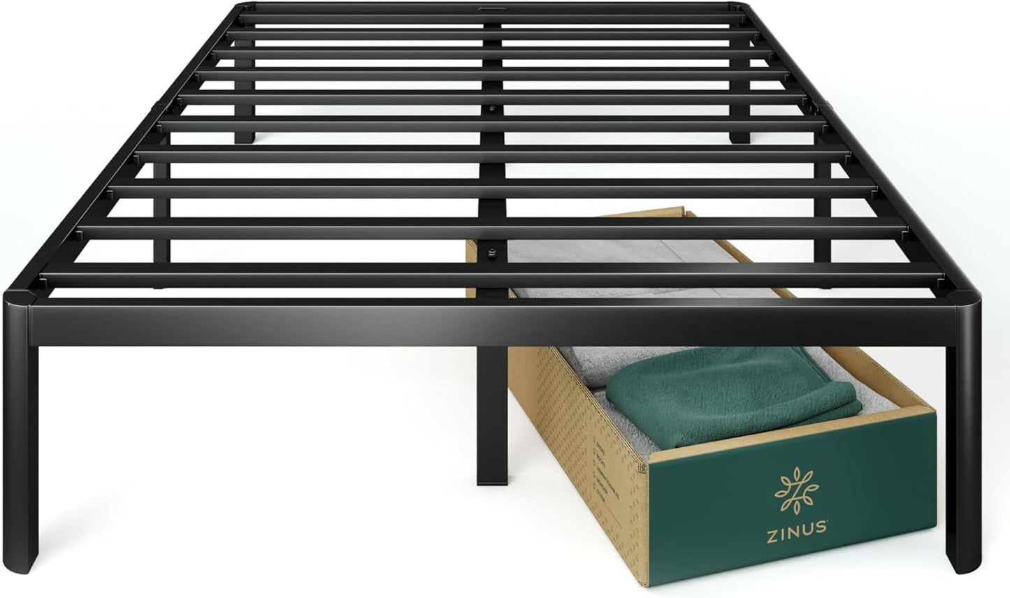 ZINUS Van 16 Inch Full Metal Platform Bed Frame for Comfort