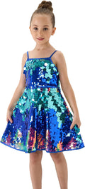 2Bunnies Toddler Ombre Sequin Birthday Dress - Shimmering Party Look