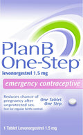 Plan B One-Step Emergency Contraceptive for Women, 1.5 Mg Tablet