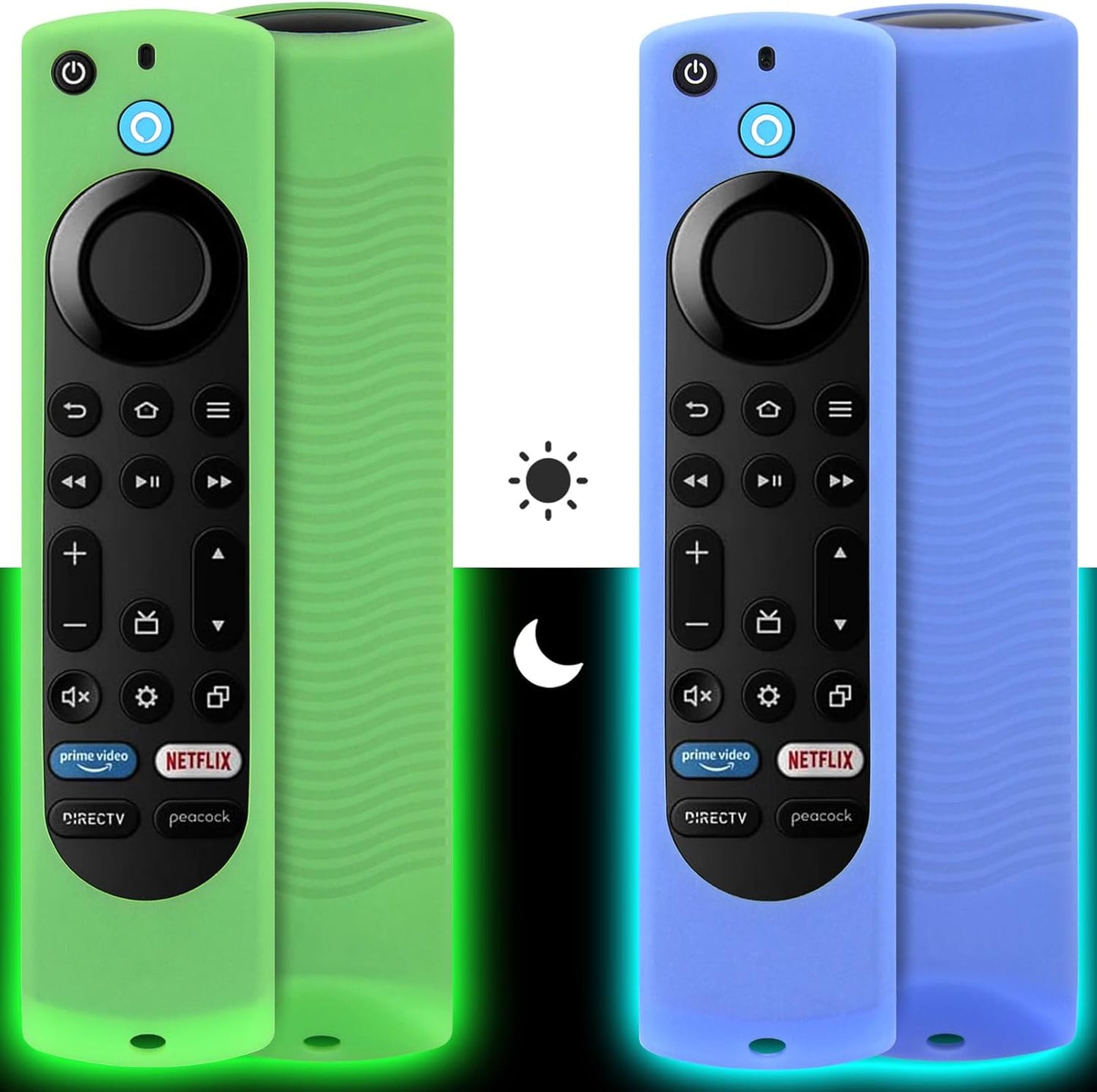 Nightglow Silicone Remote Case Set for Firestick 4K Max