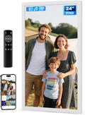 Large Digital Picture Frame 24 in FHD IPS - Easy WiFi Sharing