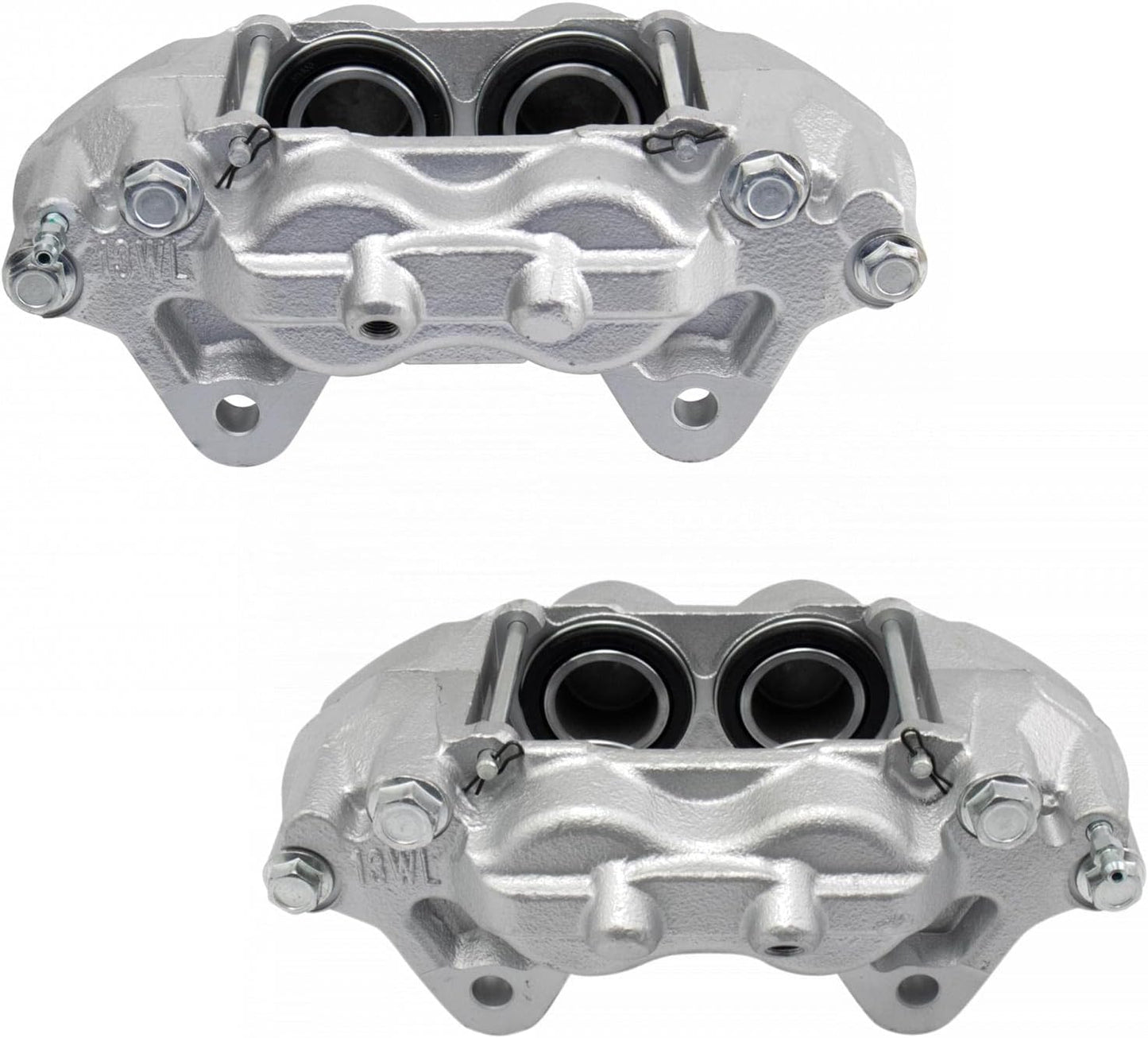 TRQ Front Brake Caliper Set for Toyota 4Runner and FJ Cruiser