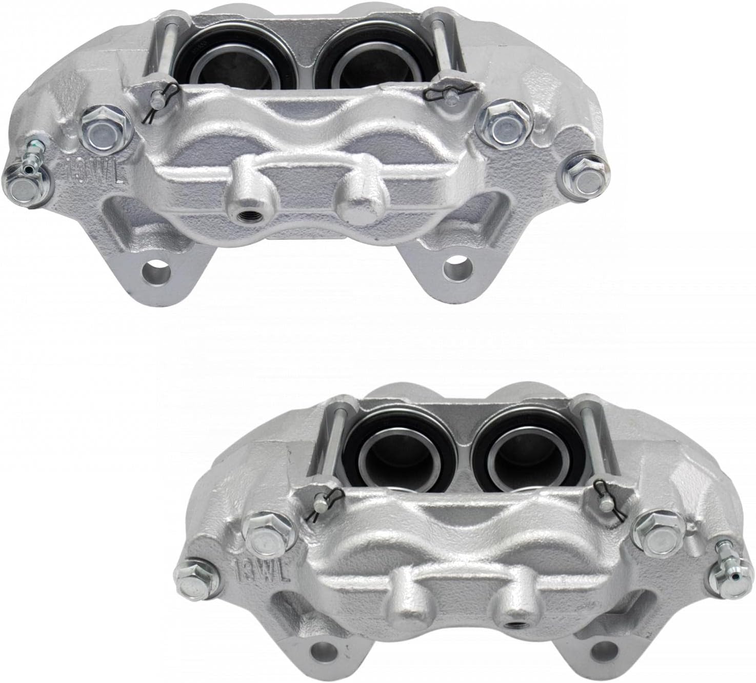 TRQ Front Brake Caliper Set for Toyota 4Runner and FJ Cruiser