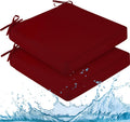 downluxe Waterproof Outdoor Chair Cushions 19in x 19in x 2in