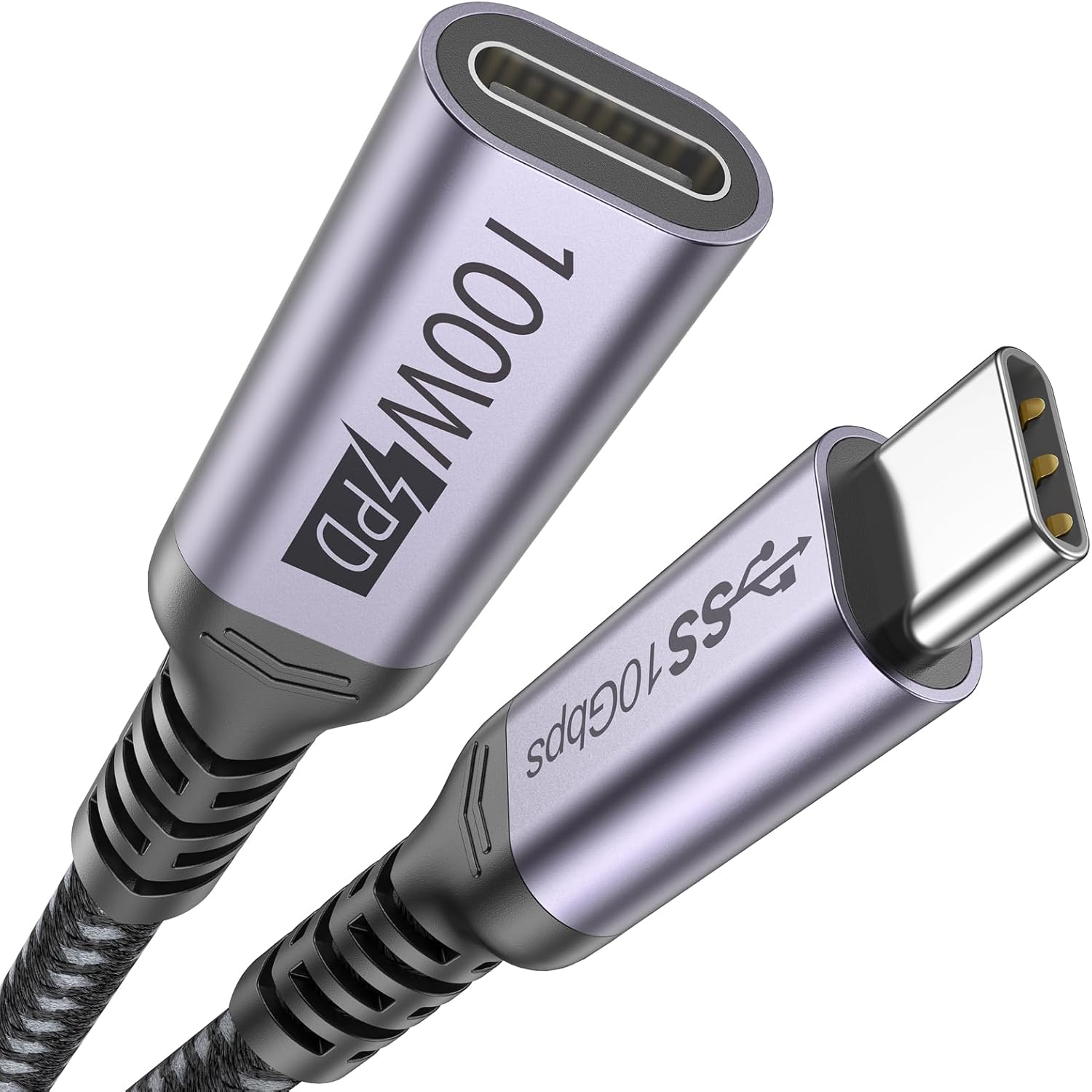 3ft USB C Extension Cable - Fast Charging & 10Gbps Data Transfer!