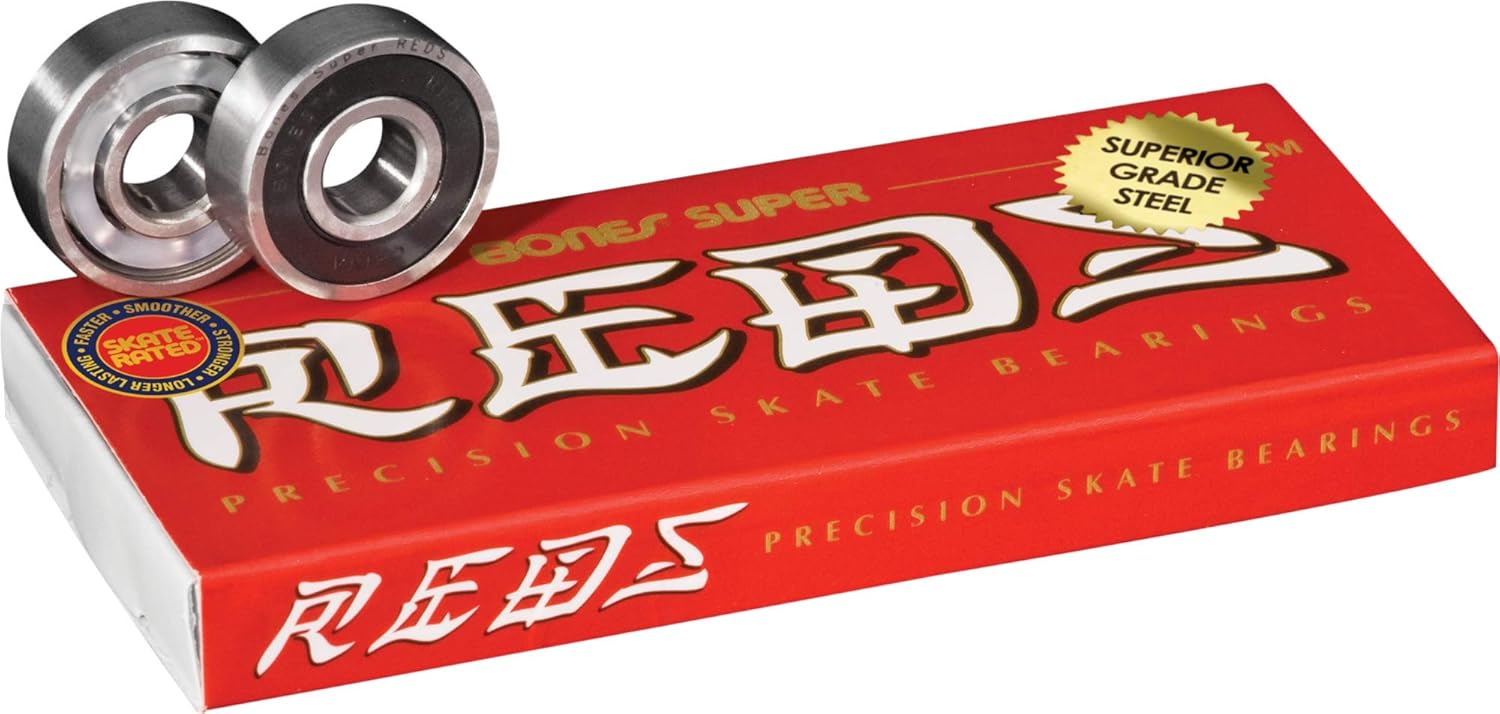 Bones Super Reds Skateboard Bearings for Ultimate Performance