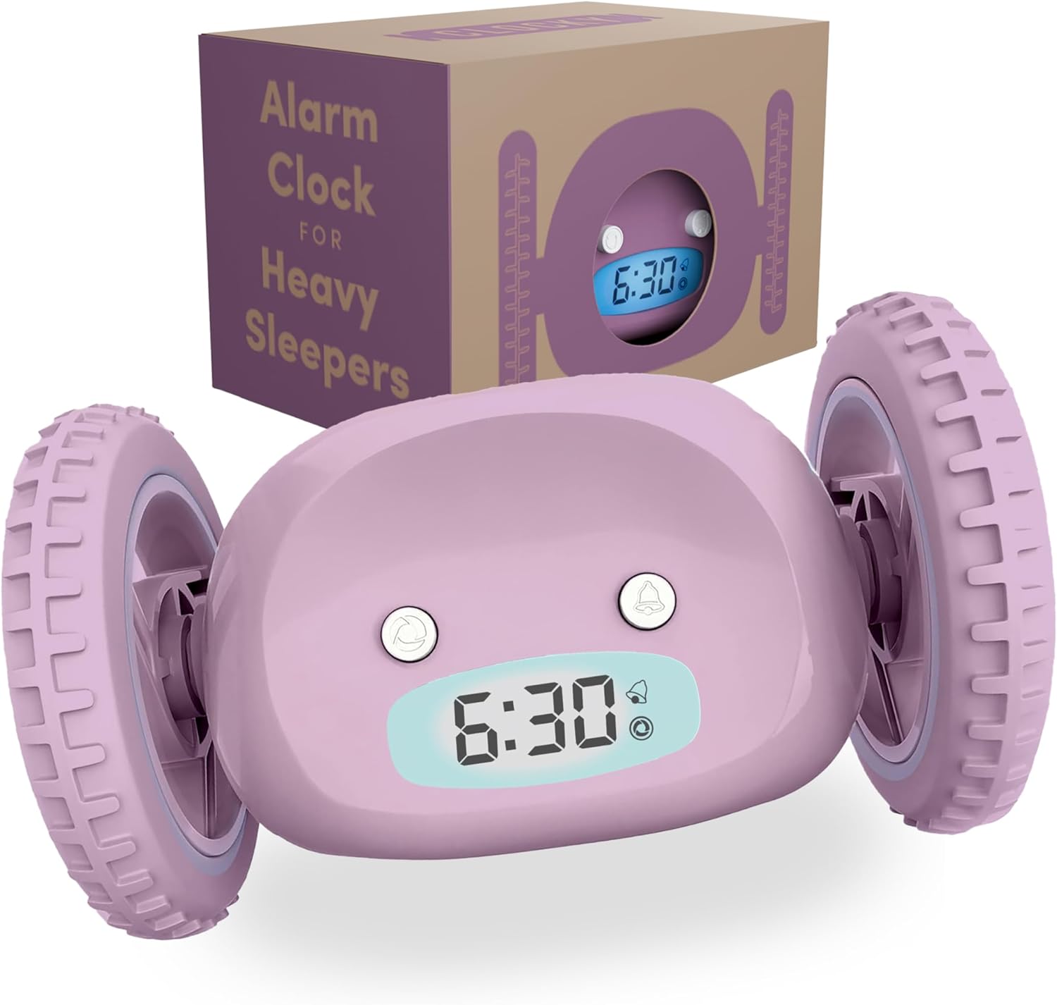 CLOCKY Extra Loud Alarm Clock for Heavy Sleepers on Wheels