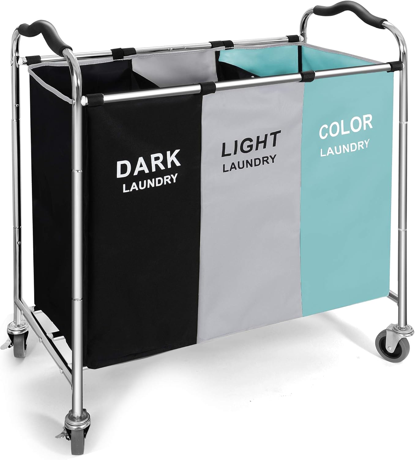 Large Laundry Hamper with Wheels for Easy Organization