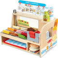 Melissa & Doug Wooden Sandwich Counter - Hands-On Deli Playset