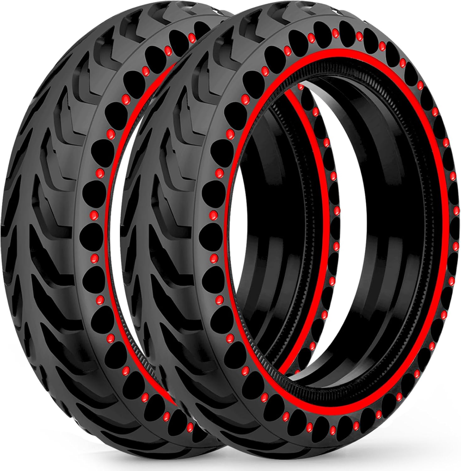 Upgrade Your Ride with 2-Pack 50/75-6.1 Tubeless Scooter Tires
