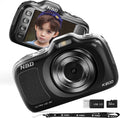 64MP 4K Point and Shoot Camera - Compact Travel Camera