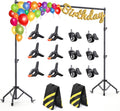 Backdrop Stand with Wheels 10x7.5 Ft - Portable Heavy Duty Photo