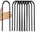 8pcs Heavy Duty Steel Trampoline Stakes - Secure Your Trampoline!