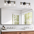 FORBATH 30x60 in Silver Bathroom Mirror - Large Rectangular Wall