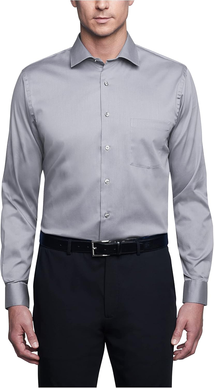 Van Heusen Men's TALL FIT Dress Shirt with Flex Collar Comfort