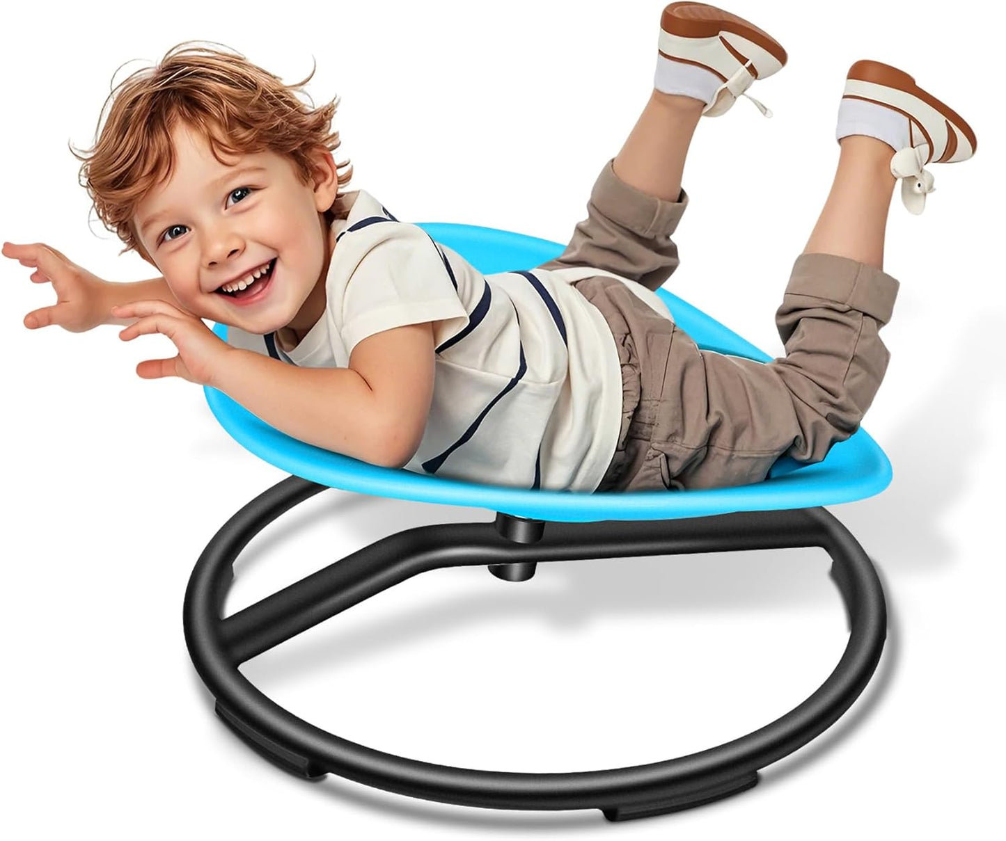 Blue Sensory Swivel Chair - Enhance Coordination! 