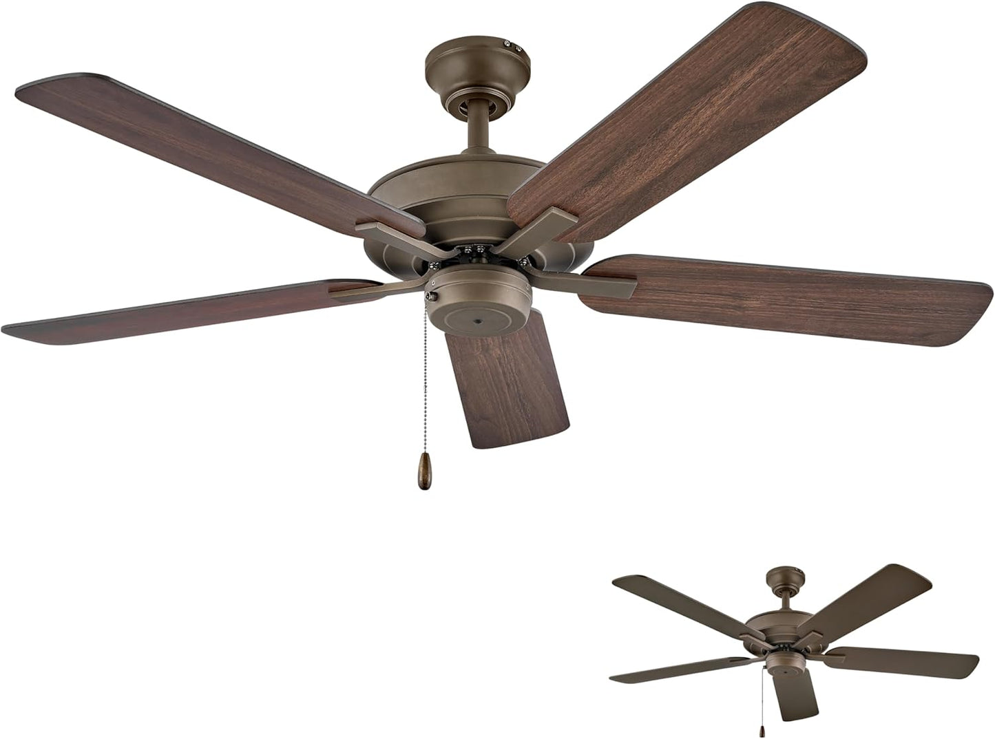 Hinkley Metro 52 Inch Indoor Ceiling Fan with Reversible Blades