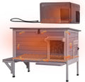 Heated Outdoor Cat House Insulated with UL-Certified Heating Pad
