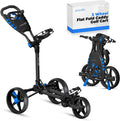 SereneLife Compact Golf Push Cart with Cooler Storage