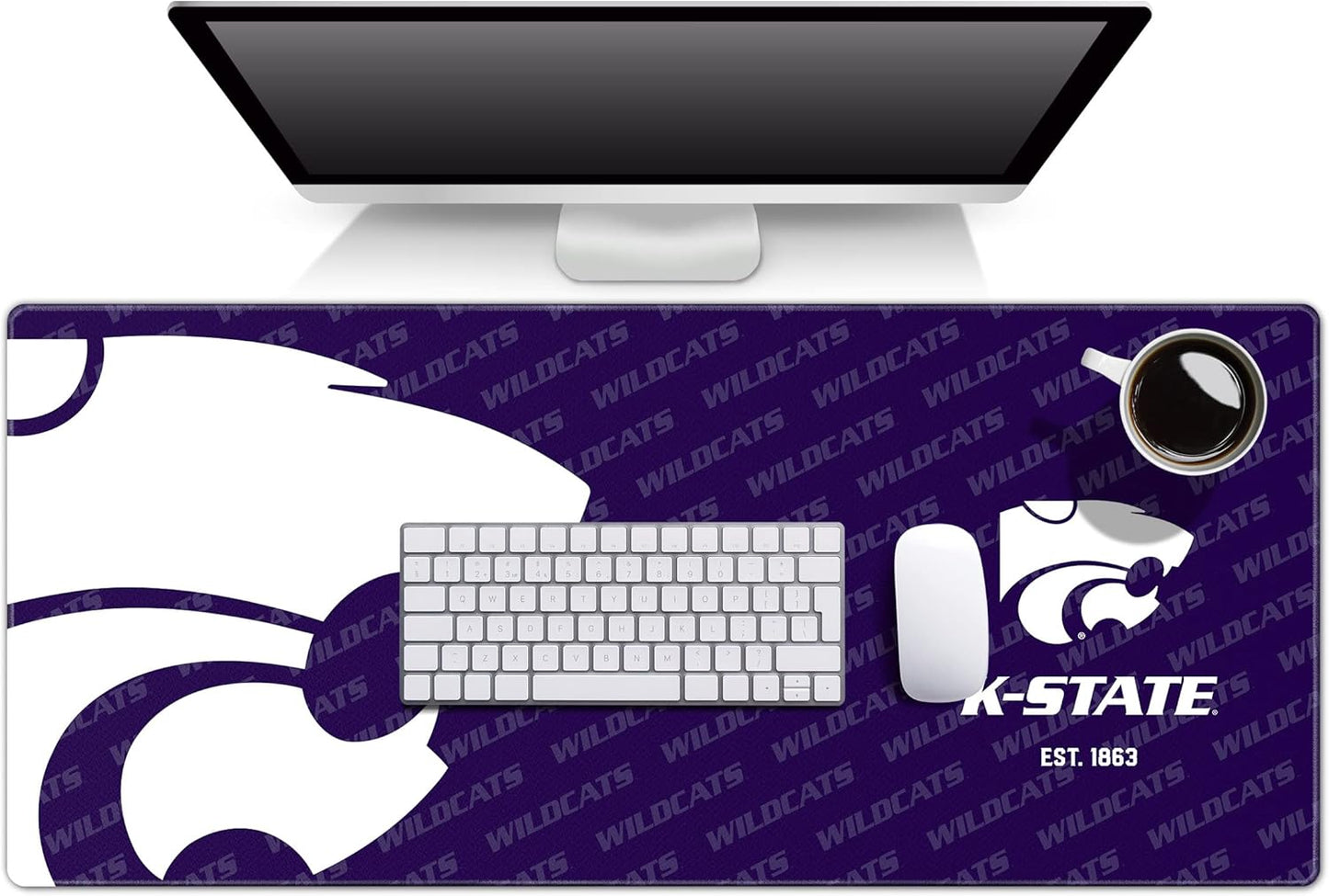 NCAA Kansas State Wildcats Logo Series Desk Pad for Fans