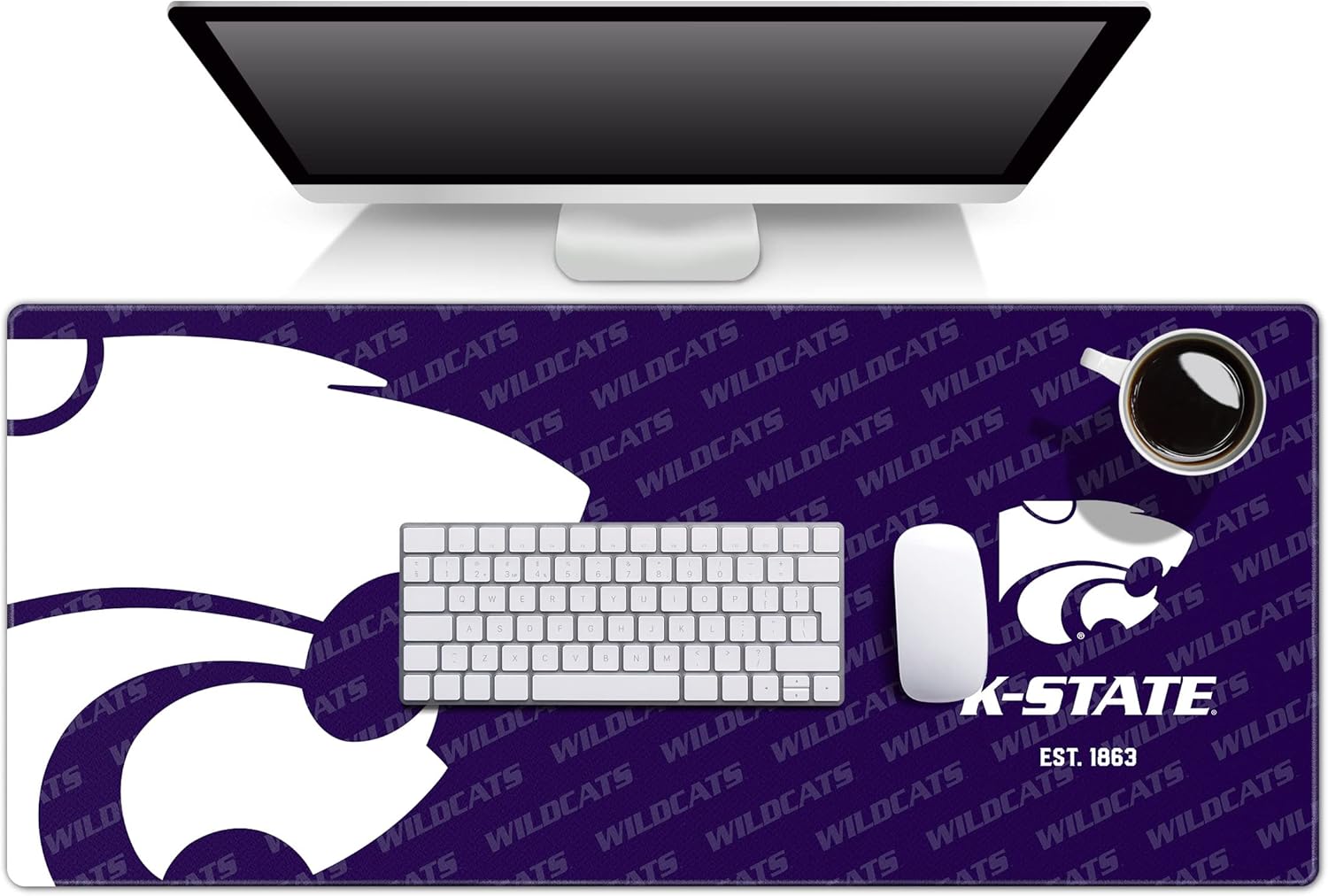 NCAA Kansas State Wildcats Logo Series Desk Pad for Fans