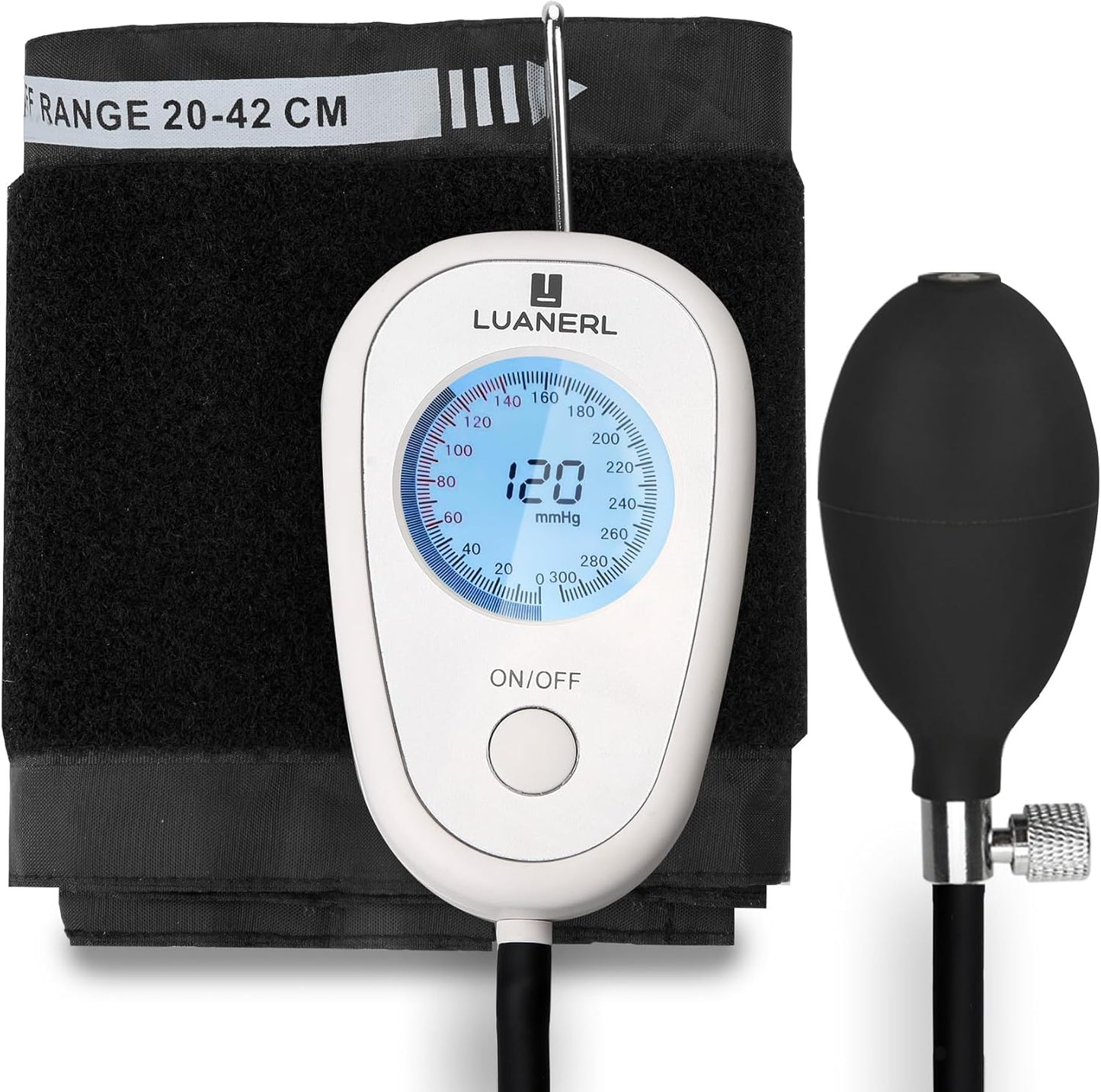 Professional Aneroid Digital Display Blood Pressure Monitor Cuff