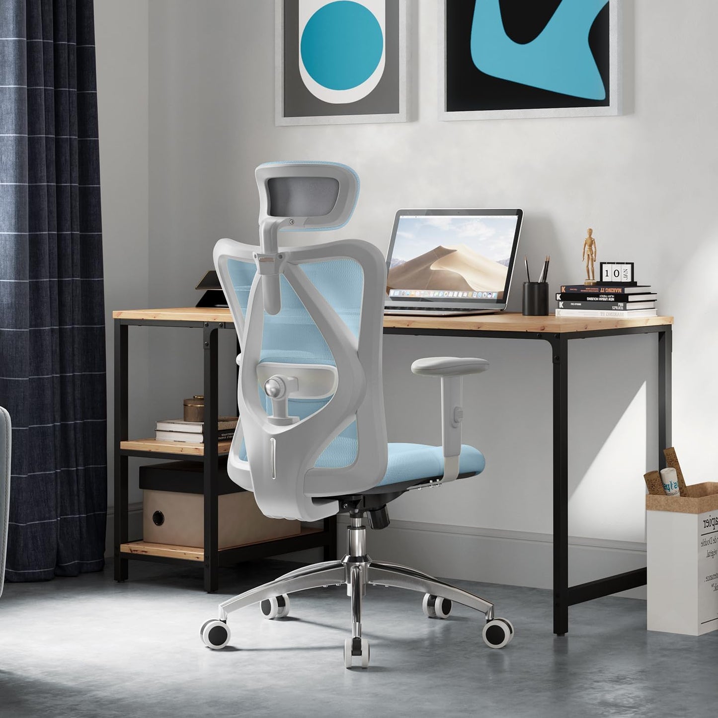 SIHOO Ergonomic Office Chair - Lumbar Support & Headrest