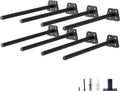 8-Pack 10 in Hidden Floating Shelf Bracket - Heavy Duty Invisible