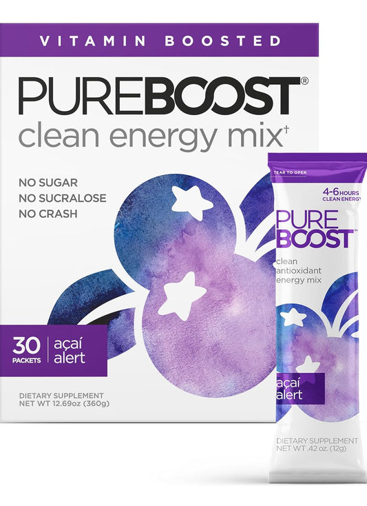 Pureboost Clean Energy Booster with B12 and Electrolytes